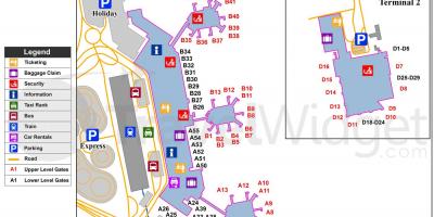 Mapa milan aerodrome i železničke stanice