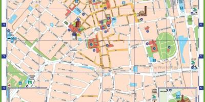 Milan italiji atrakcije mapu
