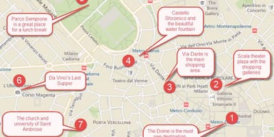 Karta za posljednju večeru milan